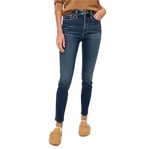 J. Crew High Rise Skinny Ankle Jeans 31 Dark Wash